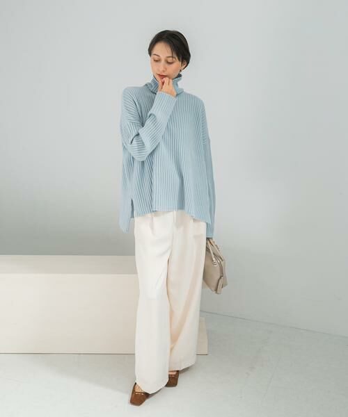 URBAN RESEARCH ROSSO / アーバンリサーチ ロッソ ニット・セーター | マシーンウォッシュ ワイドリブニット | 詳細15