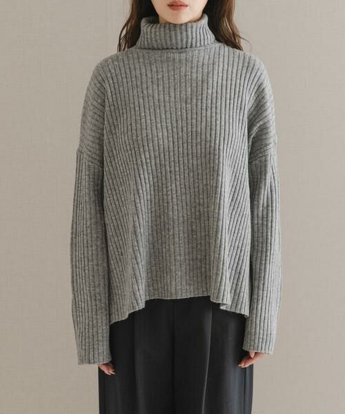 URBAN RESEARCH ROSSO / アーバンリサーチ ロッソ ニット・セーター | マシーンウォッシュ ワイドリブニット | 詳細25