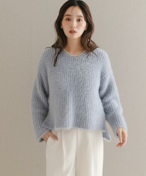 URBAN RESEARCH ROSSO / アーバンリサーチ ロッソ ニット・セーター | シャギーVネックニット | 詳細1