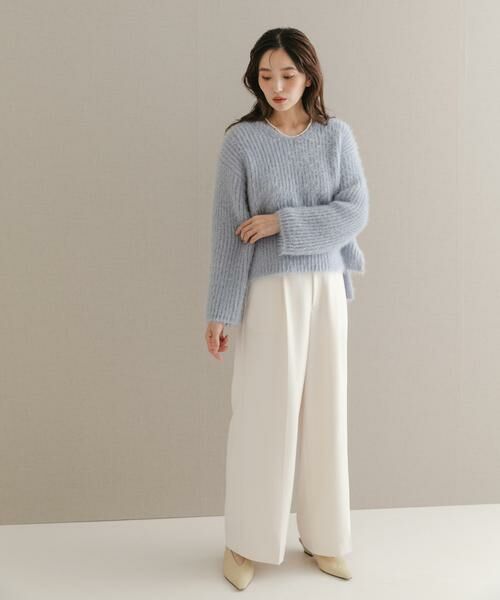 URBAN RESEARCH ROSSO / アーバンリサーチ ロッソ ニット・セーター | シャギーVネックニット | 詳細3