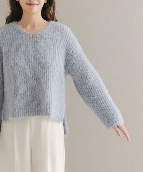 URBAN RESEARCH ROSSO / アーバンリサーチ ロッソ ニット・セーター | シャギーVネックニット | 詳細7