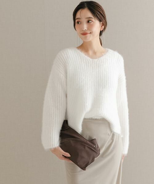 URBAN RESEARCH ROSSO / アーバンリサーチ ロッソ ニット・セーター | シャギーVネックニット | 詳細19