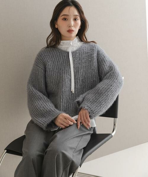 URBAN RESEARCH ROSSO / アーバンリサーチ ロッソ ニット・セーター | シャギーVネックニット | 詳細23