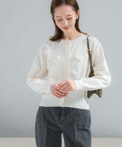 URBAN RESEARCH ROSSO / アーバンリサーチ ロッソ カーディガン・ボレロ | フラワーモチーフカーディガン