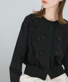 URBAN RESEARCH ROSSO / アーバンリサーチ ロッソ カーディガン・ボレロ | フラワーモチーフカーディガン