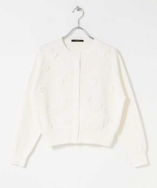 URBAN RESEARCH ROSSO / アーバンリサーチ ロッソ カーディガン・ボレロ | フラワーモチーフカーディガン | 詳細3