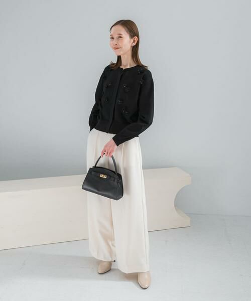 URBAN RESEARCH ROSSO / アーバンリサーチ ロッソ カーディガン・ボレロ | フラワーモチーフカーディガン | 詳細6