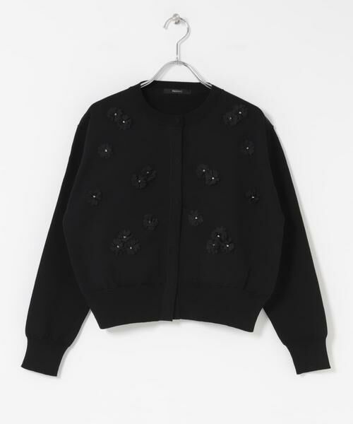 URBAN RESEARCH ROSSO / アーバンリサーチ ロッソ カーディガン・ボレロ | フラワーモチーフカーディガン | 詳細11