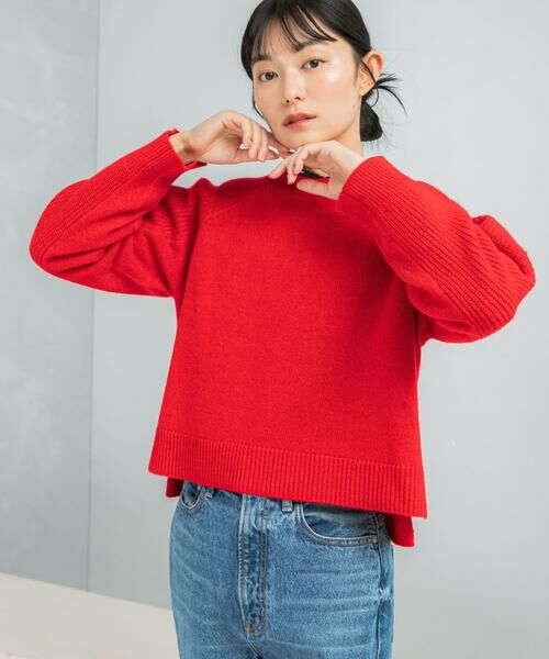 URBAN RESEARCH ROSSO / アーバンリサーチ ロッソ ニット・セーター | スーパーファインラムズウールショートニット | 詳細1