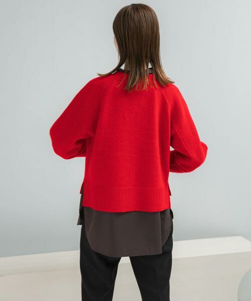URBAN RESEARCH ROSSO / アーバンリサーチ ロッソ ニット・セーター | スーパーファインラムズウールショートニット | 詳細4