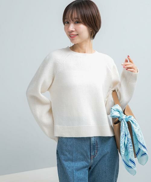 URBAN RESEARCH ROSSO / アーバンリサーチ ロッソ ニット・セーター | スーパーファインラムズウールショートニット | 詳細14