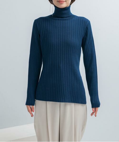 URBAN RESEARCH ROSSO / アーバンリサーチ ロッソ ニット・セーター | エクストラファインリブタートルニット | 詳細8