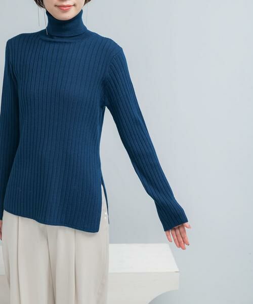 URBAN RESEARCH ROSSO / アーバンリサーチ ロッソ ニット・セーター | エクストラファインリブタートルニット | 詳細11