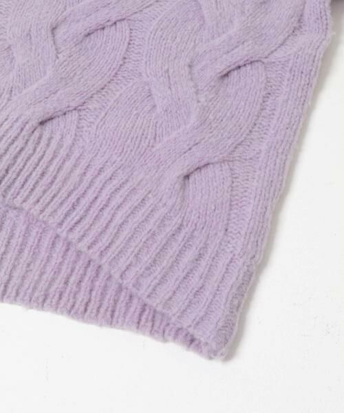 URBAN RESEARCH ROSSO / アーバンリサーチ ロッソ ニット・セーター | ウールカシミヤケーブル編オーバーニット | 詳細6
