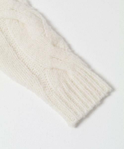 URBAN RESEARCH ROSSO / アーバンリサーチ ロッソ ニット・セーター | ウールカシミヤケーブル編オーバーニット | 詳細15
