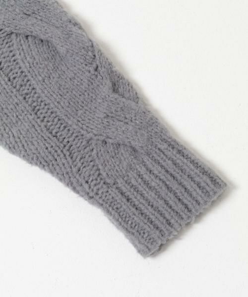 URBAN RESEARCH ROSSO / アーバンリサーチ ロッソ ニット・セーター | ウールカシミヤケーブル編オーバーニット | 詳細23