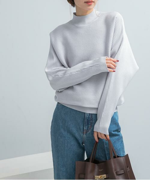 URBAN RESEARCH ROSSO / アーバンリサーチ ロッソ ニット・セーター | 『WEB限定』ウォッシャブルアンチピリングドルマンニット（ブルー系その他）