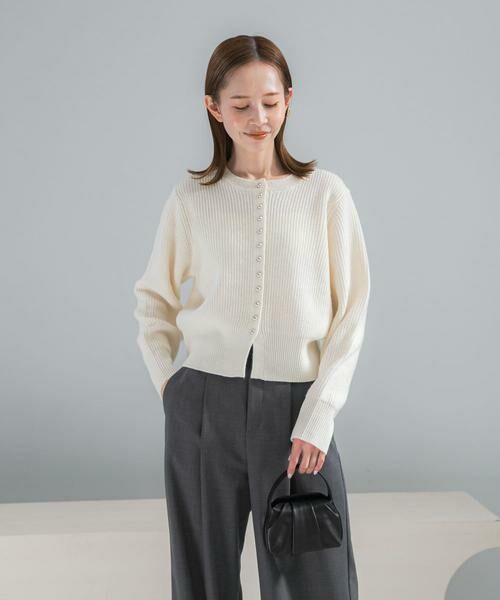 URBAN RESEARCH ROSSO / アーバンリサーチ ロッソ カーディガン・ボレロ | 『WEB限定』ボタンデザインニットプルオーバー | 詳細4