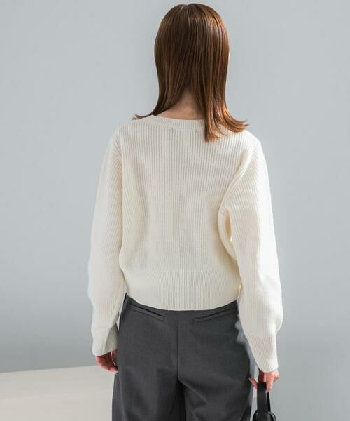 URBAN RESEARCH ROSSO / アーバンリサーチ ロッソ カーディガン・ボレロ | 『WEB限定』ボタンデザインニットプルオーバー | 詳細5
