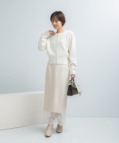 URBAN RESEARCH ROSSO / アーバンリサーチ ロッソ カーディガン・ボレロ | ボタンデザインニットプルオーバー | 詳細10