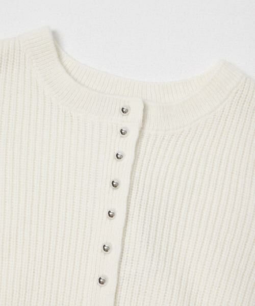 URBAN RESEARCH ROSSO / アーバンリサーチ ロッソ カーディガン・ボレロ | ボタンデザインニットプルオーバー | 詳細12