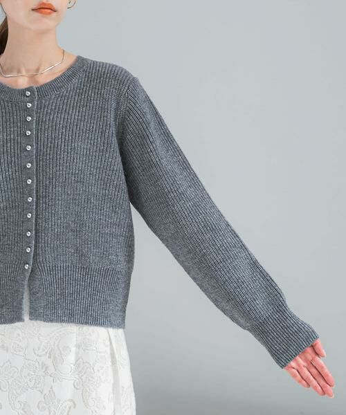 URBAN RESEARCH ROSSO / アーバンリサーチ ロッソ カーディガン・ボレロ | 『WEB限定』ボタンデザインニットプルオーバー | 詳細17