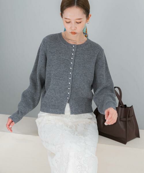 URBAN RESEARCH ROSSO / アーバンリサーチ ロッソ カーディガン・ボレロ | 『WEB限定』ボタンデザインニットプルオーバー | 詳細12