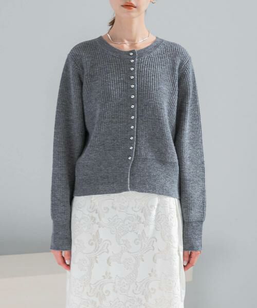 URBAN RESEARCH ROSSO / アーバンリサーチ ロッソ カーディガン・ボレロ | 『WEB限定』ボタンデザインニットプルオーバー | 詳細14