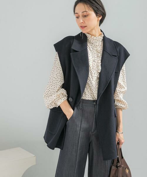 URBAN RESEARCH ROSSO / アーバンリサーチ ロッソ シャツ・ブラウス | 『WEB限定』フリルスタンドカラーシャツ | 詳細1