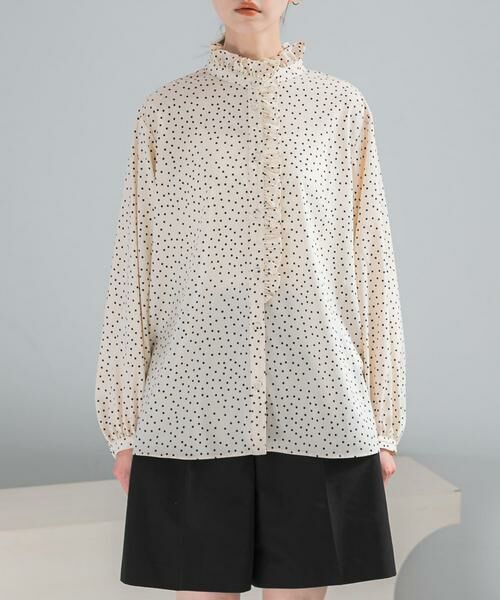 URBAN RESEARCH ROSSO / アーバンリサーチ ロッソ シャツ・ブラウス | 『WEB限定』フリルスタンドカラーシャツ | 詳細8