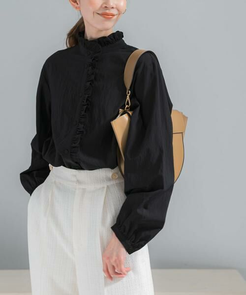 URBAN RESEARCH ROSSO / アーバンリサーチ ロッソ シャツ・ブラウス | 『WEB限定』フリルスタンドカラーシャツ | 詳細14