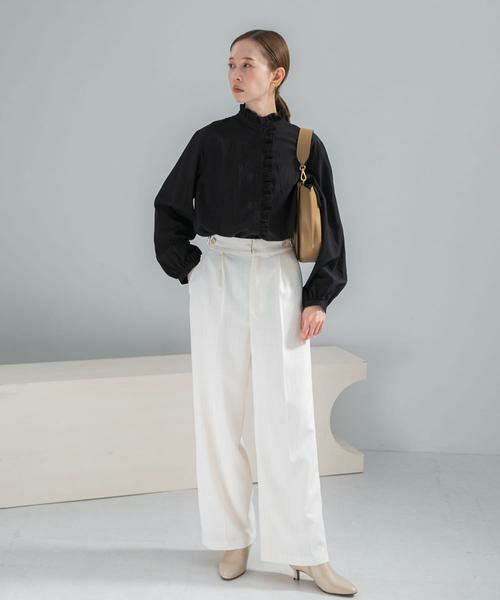 URBAN RESEARCH ROSSO / アーバンリサーチ ロッソ シャツ・ブラウス | 『WEB限定』フリルスタンドカラーシャツ | 詳細17