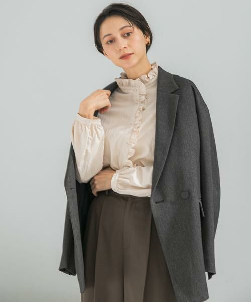 URBAN RESEARCH ROSSO / アーバンリサーチ ロッソ シャツ・ブラウス | 『WEB限定』フリルスタンドカラーシャツ | 詳細25