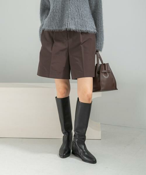 URBAN RESEARCH ROSSO / アーバンリサーチ ロッソ その他パンツ | タックデザインショートパンツ(ブラウン)