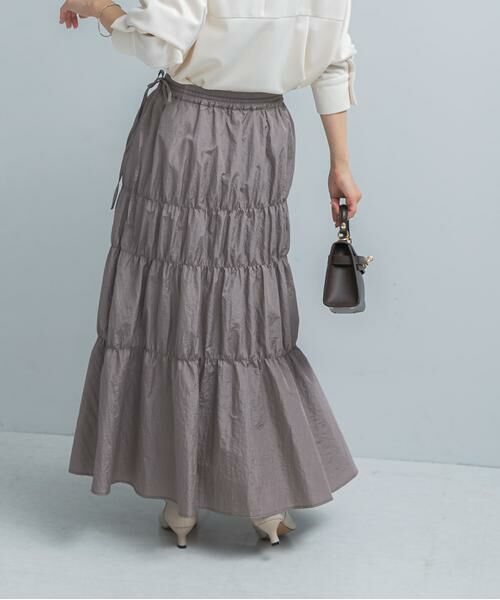 URBAN RESEARCH ROSSO / アーバンリサーチ ロッソ スカート | ブライトシャーリングスカート | 詳細13