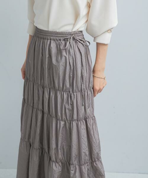URBAN RESEARCH ROSSO / アーバンリサーチ ロッソ スカート | ブライトシャーリングスカート | 詳細19
