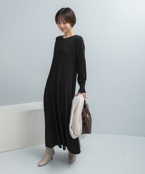 URBAN RESEARCH ROSSO / アーバンリサーチ ロッソ ワンピース | ウォシャブルフレアシルエットニットワンピース | 詳細7