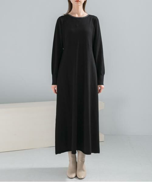 URBAN RESEARCH ROSSO / アーバンリサーチ ロッソ ワンピース | ウォシャブルフレアシルエットニットワンピース | 詳細9