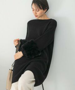 URBAN RESEARCH ROSSO / アーバンリサーチ ロッソ ワンピース | ファードッキングニットミニワンピース