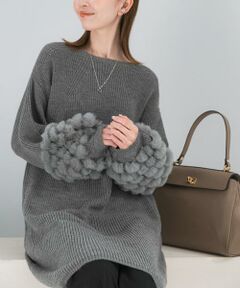 URBAN RESEARCH ROSSO / アーバンリサーチ ロッソ ワンピース | ファードッキングニットミニワンピース