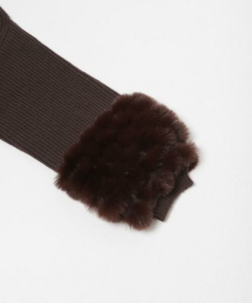 URBAN RESEARCH ROSSO / アーバンリサーチ ロッソ ワンピース | ファードッキングニットミニワンピース | 詳細10