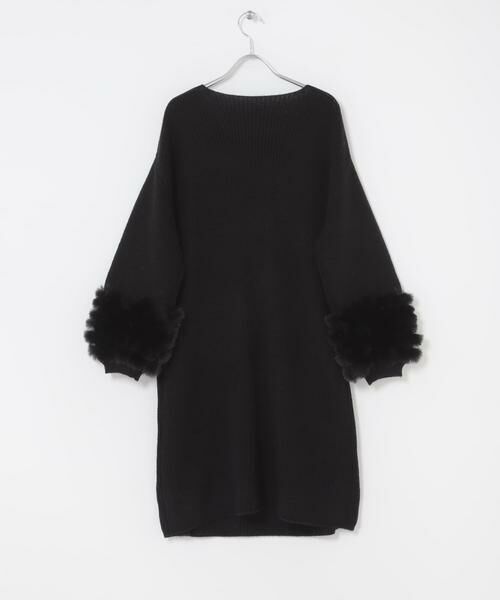 URBAN RESEARCH ROSSO / アーバンリサーチ ロッソ ワンピース | ファードッキングニットミニワンピース | 詳細20