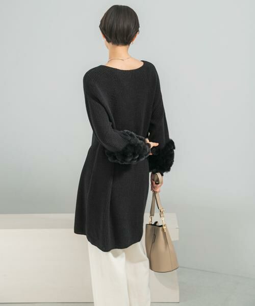 URBAN RESEARCH ROSSO / アーバンリサーチ ロッソ ワンピース | ファードッキングニットミニワンピース | 詳細14