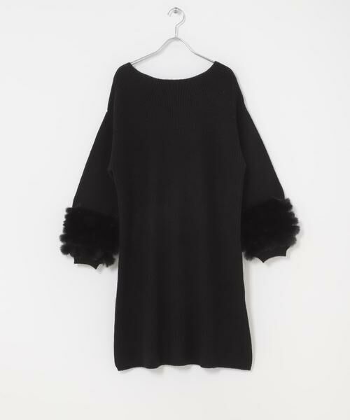 URBAN RESEARCH ROSSO / アーバンリサーチ ロッソ ワンピース | ファードッキングニットミニワンピース | 詳細17