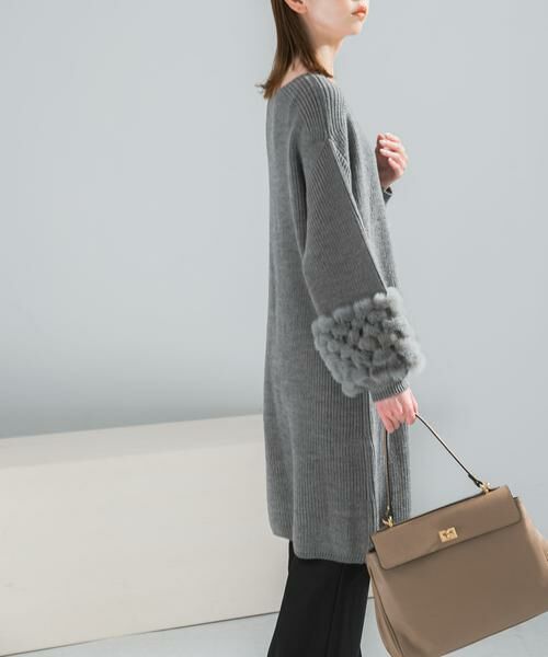 URBAN RESEARCH ROSSO / アーバンリサーチ ロッソ ワンピース | ファードッキングニットミニワンピース | 詳細26