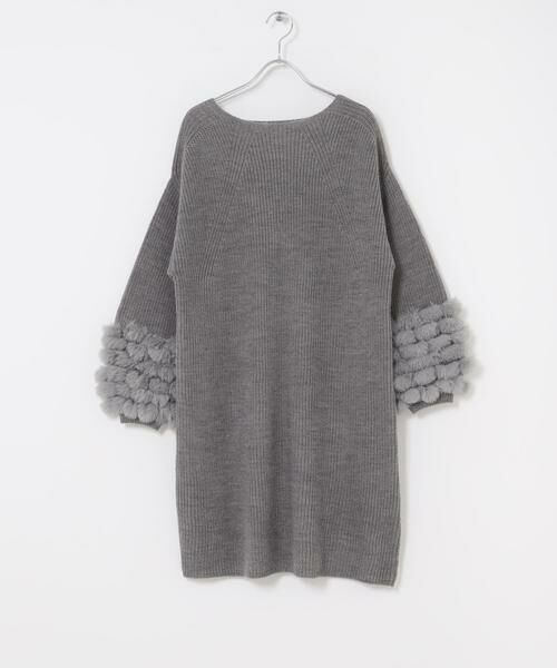 URBAN RESEARCH ROSSO / アーバンリサーチ ロッソ ワンピース | ファードッキングニットミニワンピース | 詳細28