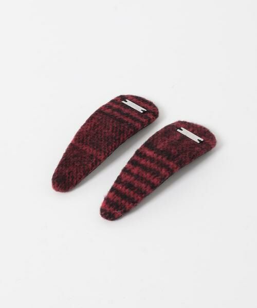 URBAN RESEARCH ROSSO / アーバンリサーチ ロッソ カチューシャ・カチューム・その他 | heyep　Plaid Hair Clips-2P（レッド）