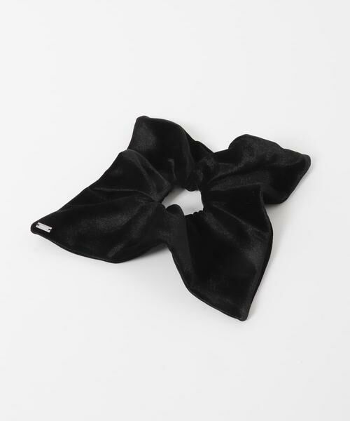 URBAN RESEARCH ROSSO / アーバンリサーチ ロッソ ヘアゴム・シュシュ | heyep　Velour Square Scrunchie M（ブラック）