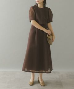 URBAN RESEARCH ROSSO / アーバンリサーチ ロッソ ドレス | kaene　シアーダンボールニットドレス