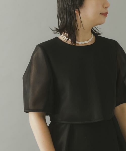 URBAN RESEARCH ROSSO / アーバンリサーチ ロッソ ドレス | kaene　シアーダンボールニットドレス | 詳細6